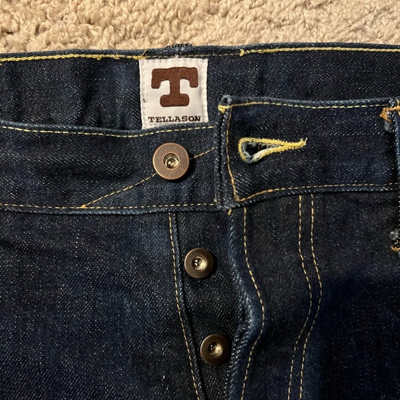 Tellason Japanese Denim Jeans in indigo - Picture 2 of 9